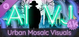AI-VJ - Urban Mosaic 4k Visuals
