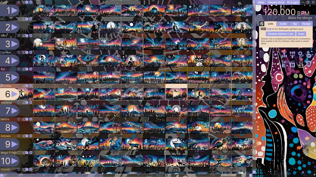 AI-VJ - Urban Mosaic 4k Visuals Screenshot 1