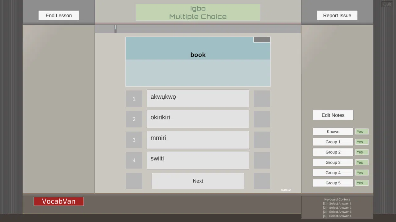 VocabVan - Igbo Screenshot 0