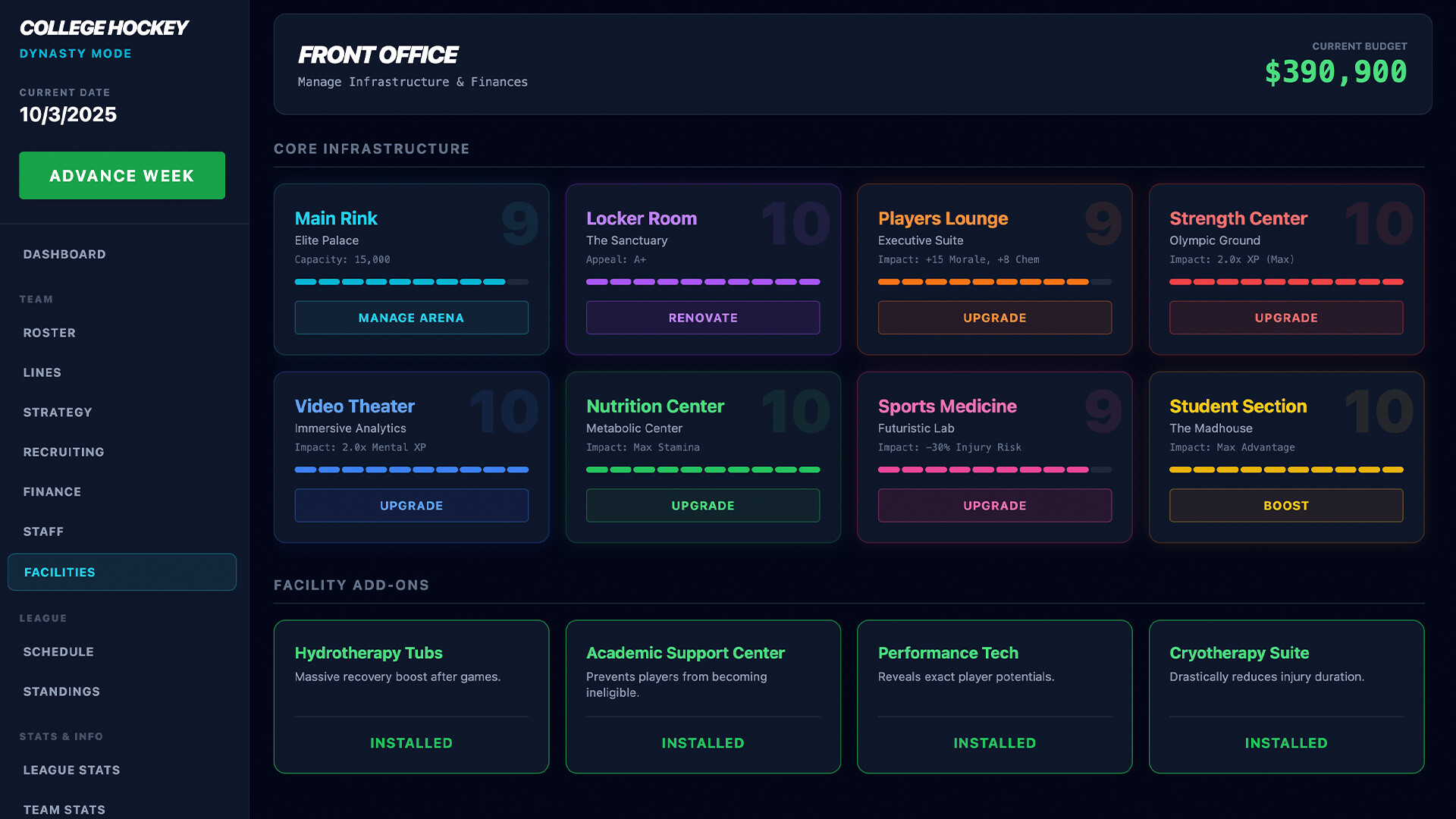 Coastal Summit Sports: College Hockey 26 Screenshot 7