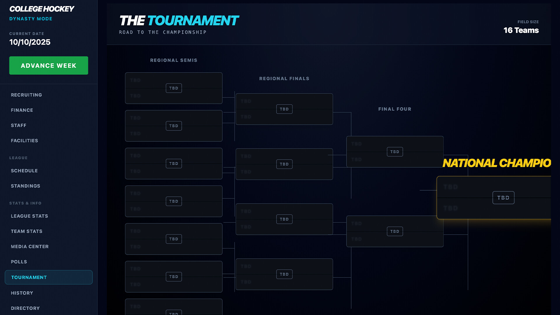 Coastal Summit Sports: College Hockey 26 Screenshot 8