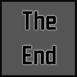 The End icon
