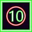 Beat 10 levels icon
