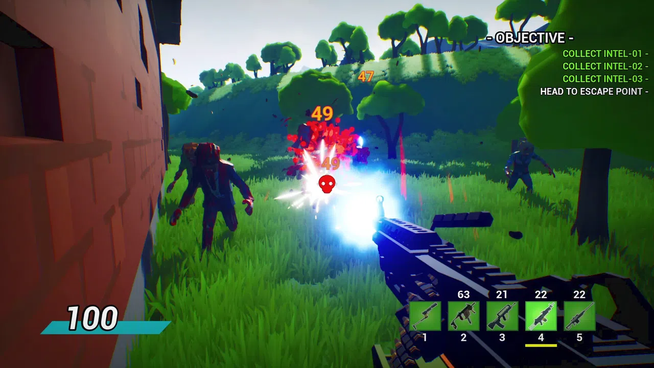 Escape From Infection Zone Screenshot 0