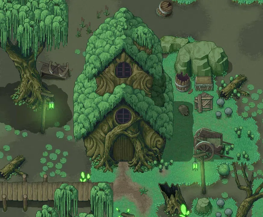 RPG Maker MZ - Winlu Fantasy Tileset - Swamp Screenshot 2