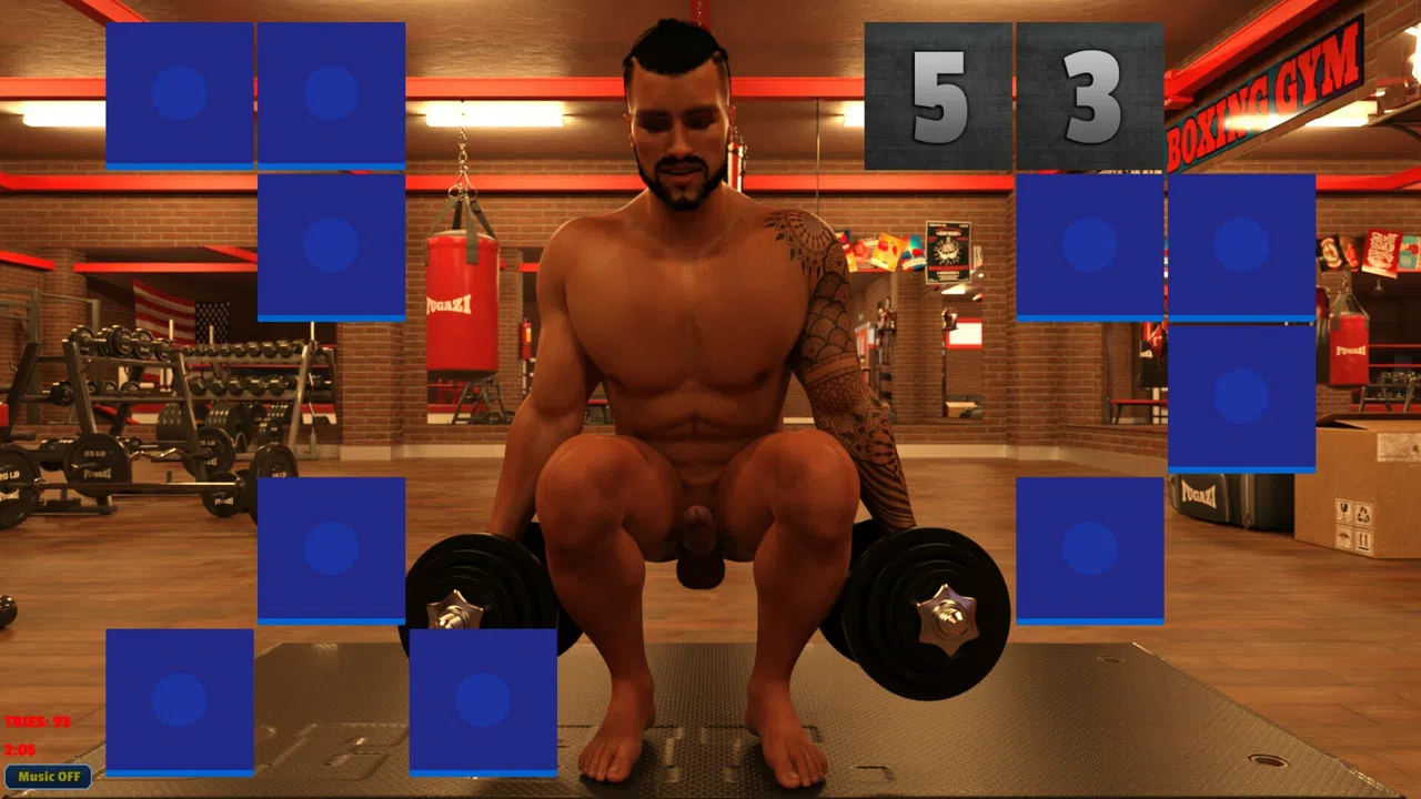 Sexy Memory Puzzle - Gay Gym Screenshot 4