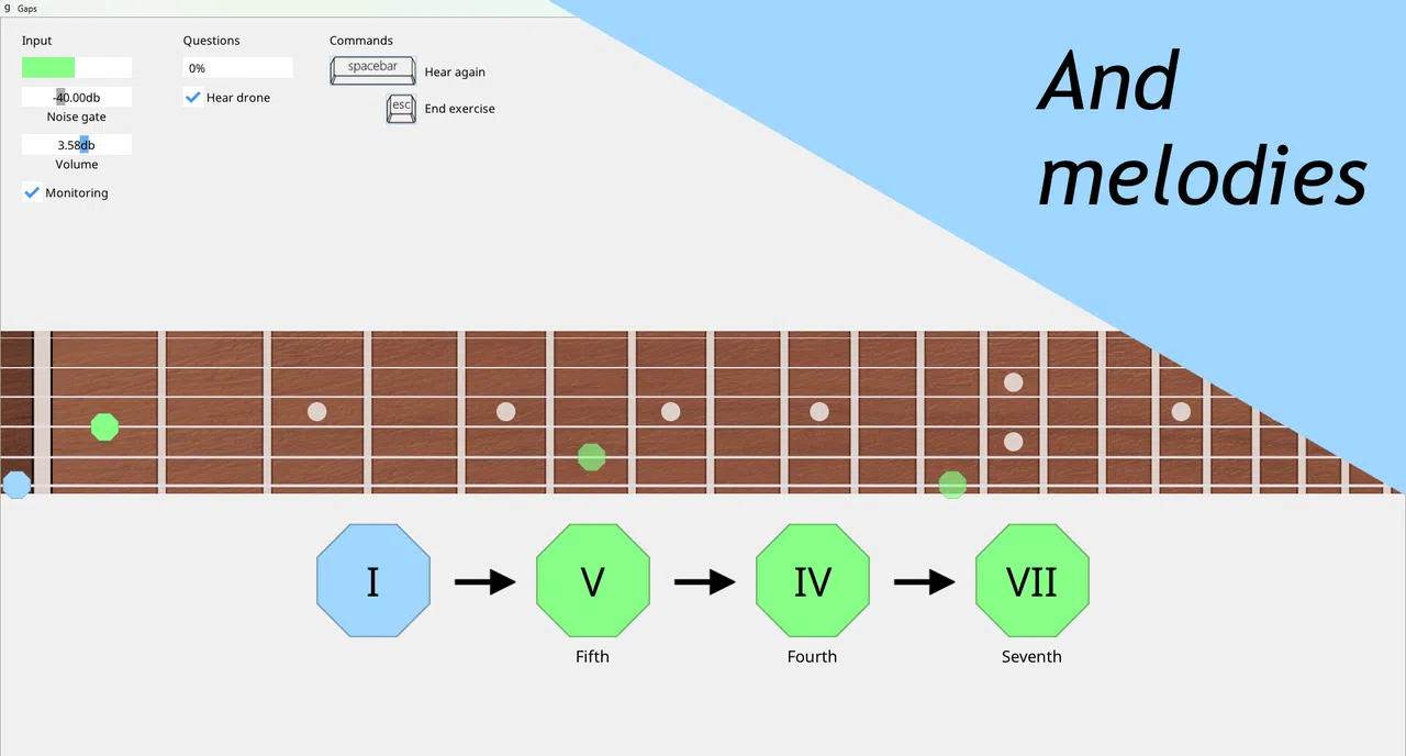 Gaps: Guitar Ear Training Screenshot 2