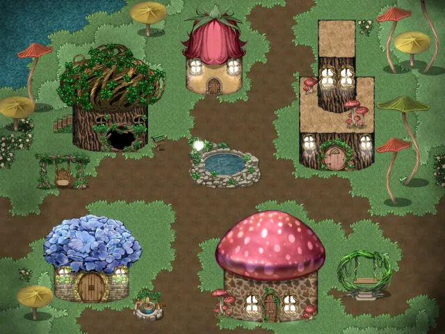 RPG Maker MZ - KR Fairy Tale Forest Tileset Screenshot 0