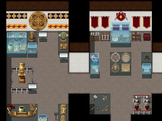 RPG Maker MV - KR Art and History Museum Tileset Screenshot 2