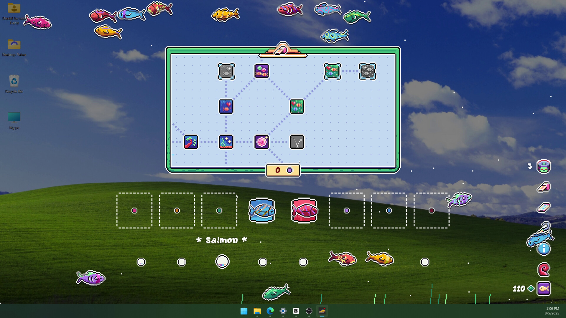 Desktop Fishes Screenshot 3