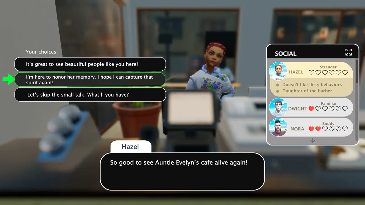 Coffee Bonds: A Neighborhood Simulator Screenshot 0