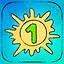 Day 1 is complete icon