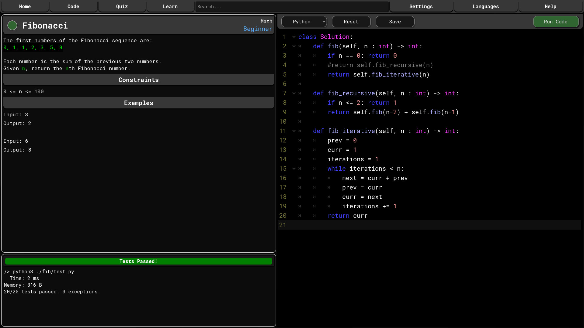 Code Trainer Screenshot 0