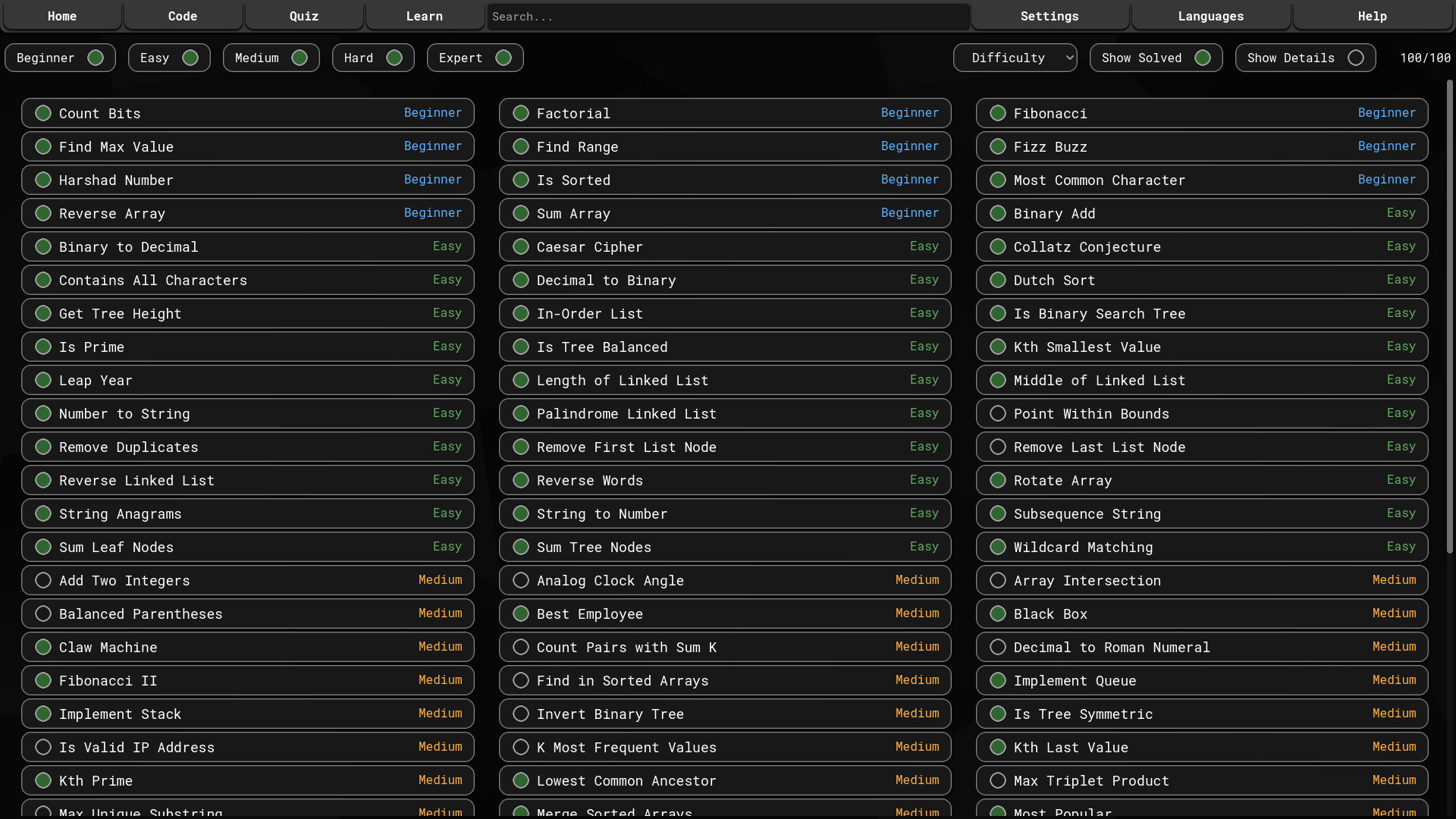 Code Trainer Screenshot 3