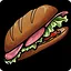 A sandwich icon