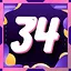 Level 34 icon