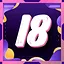 Level 18 icon
