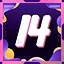Level 14 icon