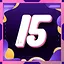 Level 15 icon