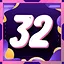 Level 32 icon