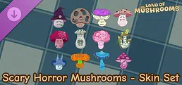 Scary Horror Mushrooms - Skin Set - Land of Mushrooms