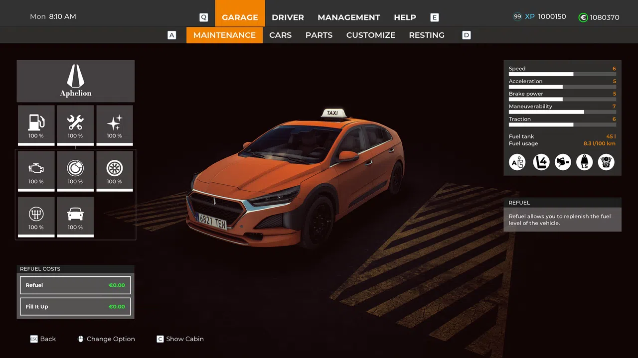 Taxi Life: A City Driving Simulator - Summer Cosmetic Pack Screenshot 0