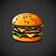 Maybe not the same burger as in the ad icon