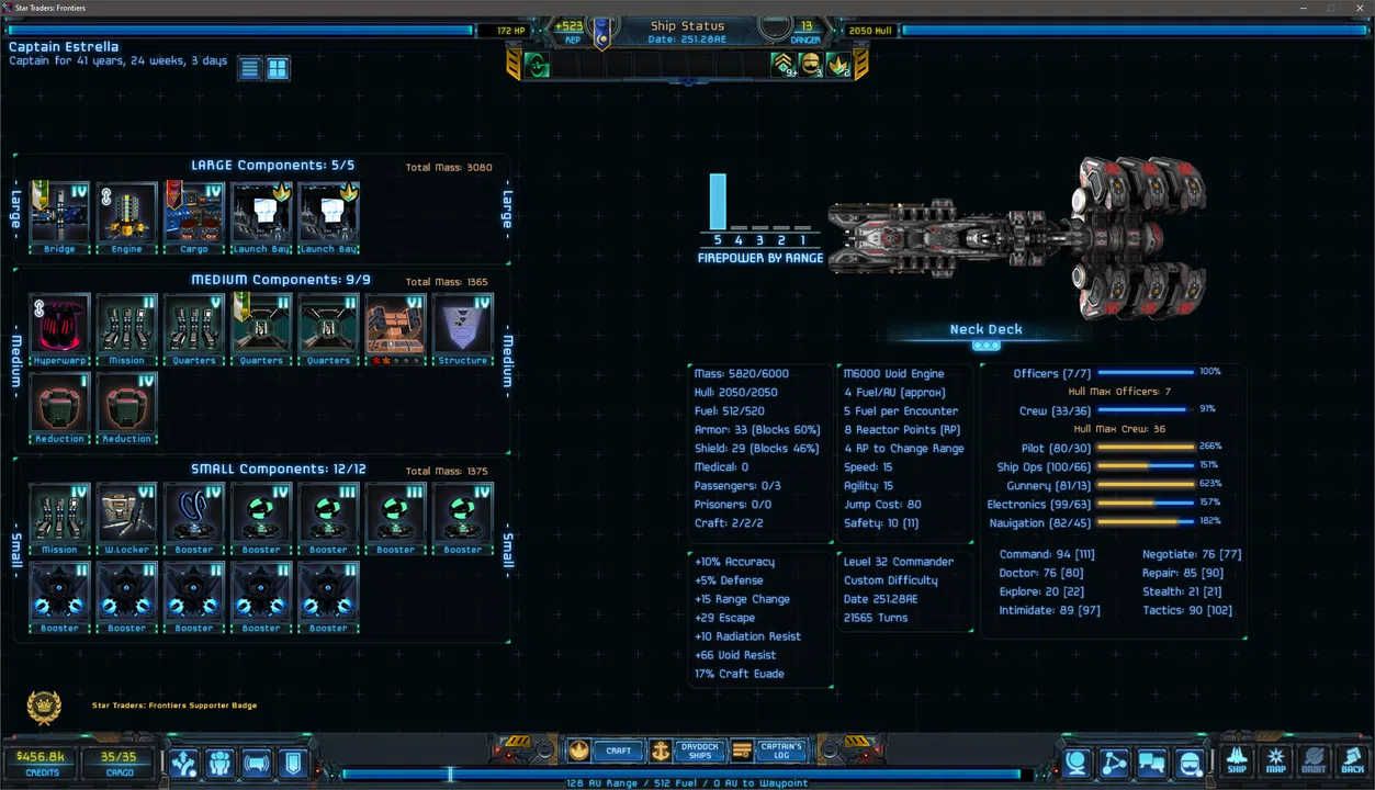 Star Traders: Frontiers Supporter Badge Screenshot 1