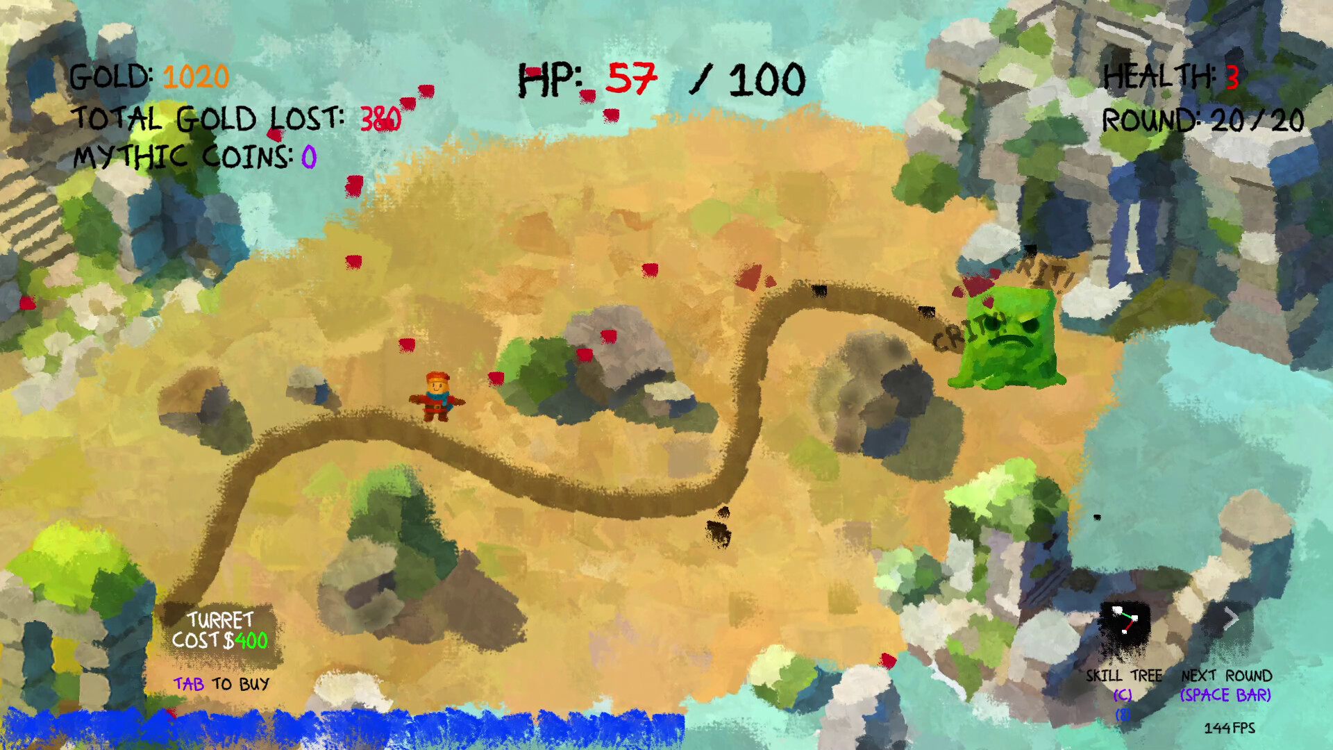 Paint On Paint TD Screenshot 1