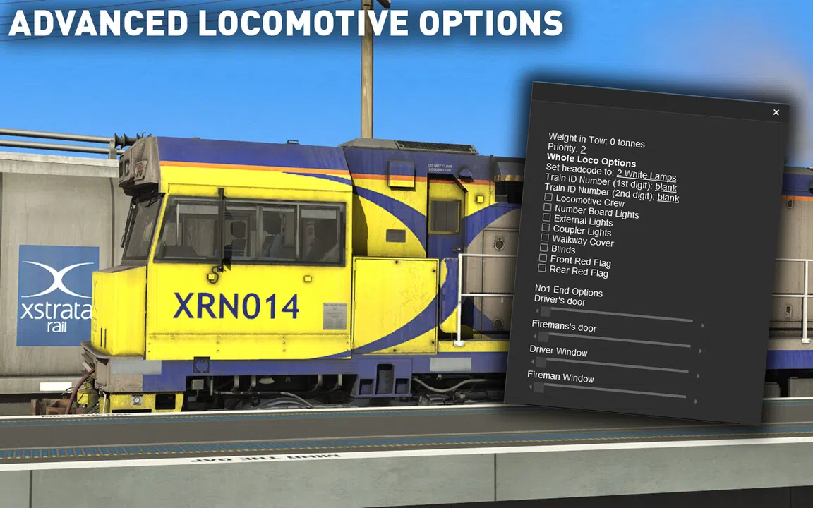 Trainz 2022 DLC - C44aci Locomotive - Xstrata/Glencore Pack Screenshot 3