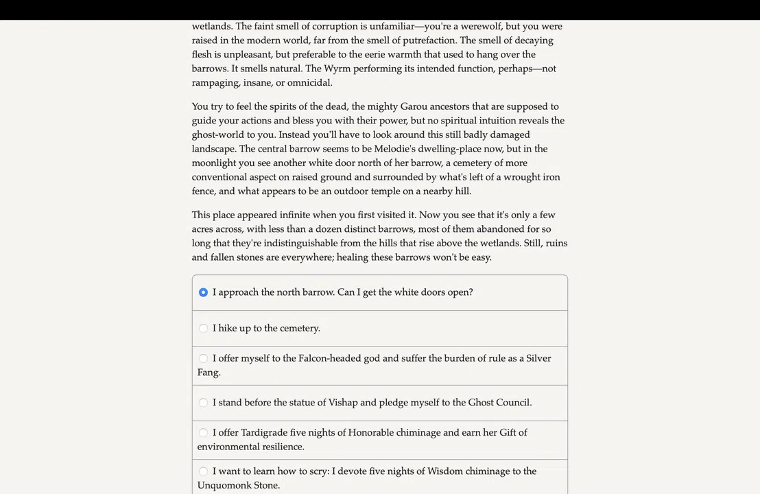 Werewolf: The Apocalypse — The Book of Hungry Names — Those Who Refuse to Die Screenshot 0
