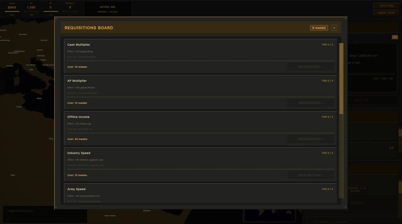 GENERAL IDLER Screenshot 3