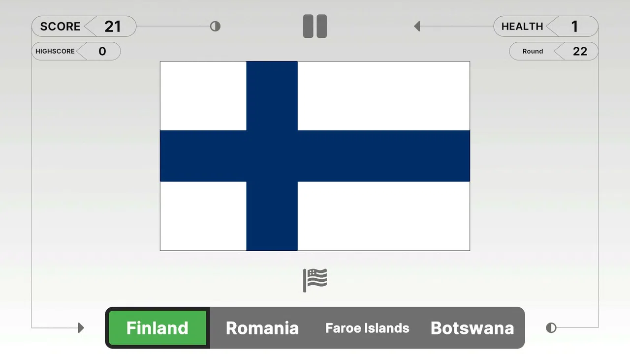 Guess the Flag! Demo Screenshot 1