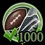 1000 matches leading the club icon