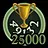 25000 points won leading the club
