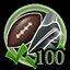 100 matches leading the club icon