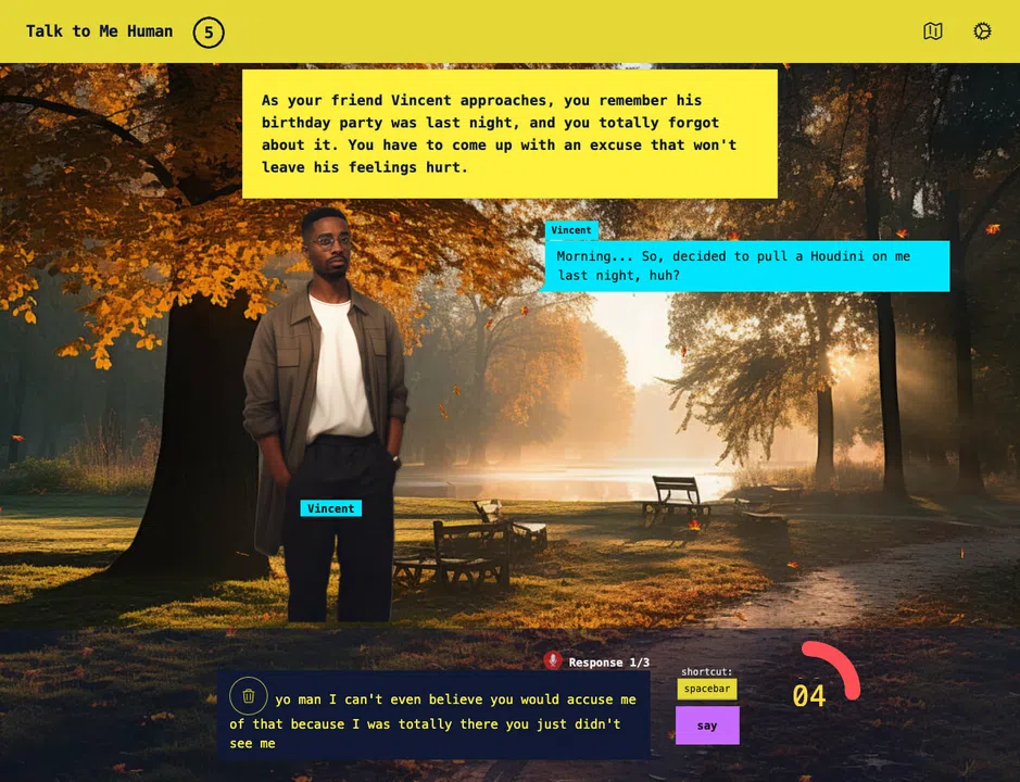 Talk to Me Human Screenshot 0
