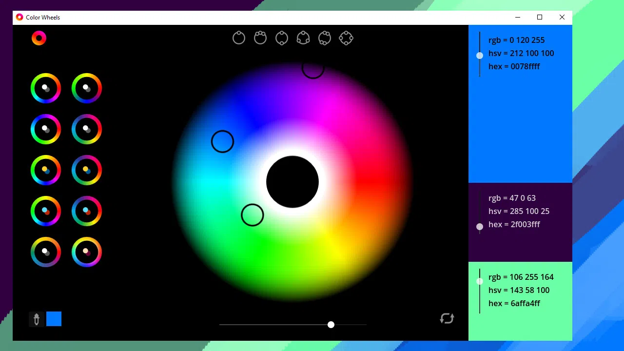 Color Wheels Screenshot 1