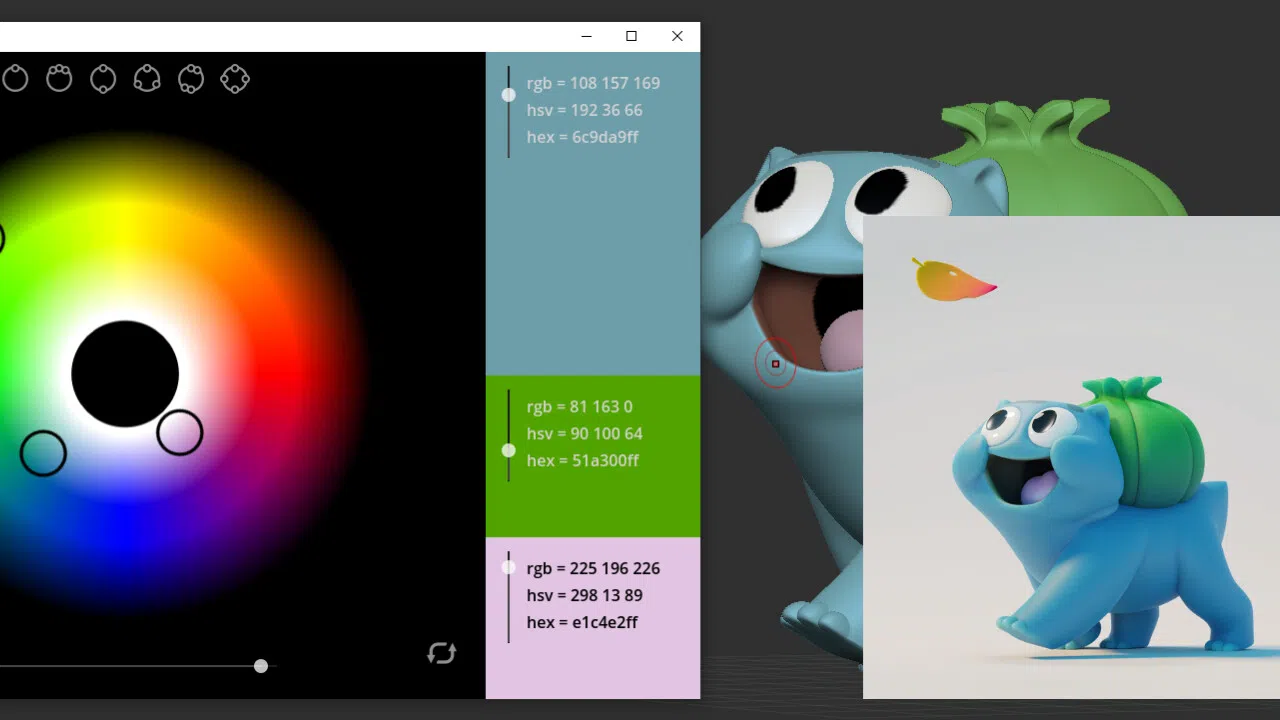 Color Wheels Screenshot 2
