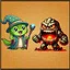Casting a chill on fiery foes icon