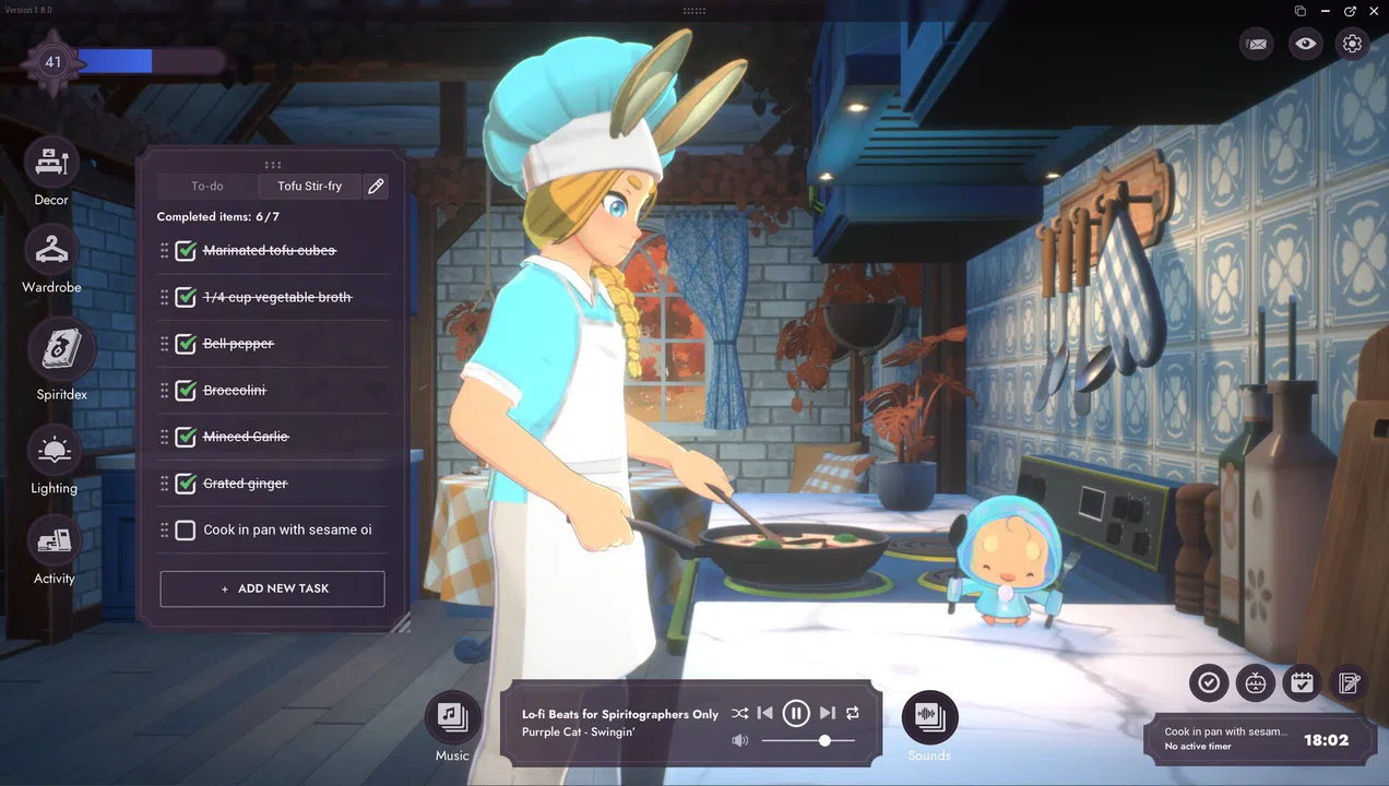 Spirit City: Lofi Sessions - Cozy Kitchen DLC Screenshot 2