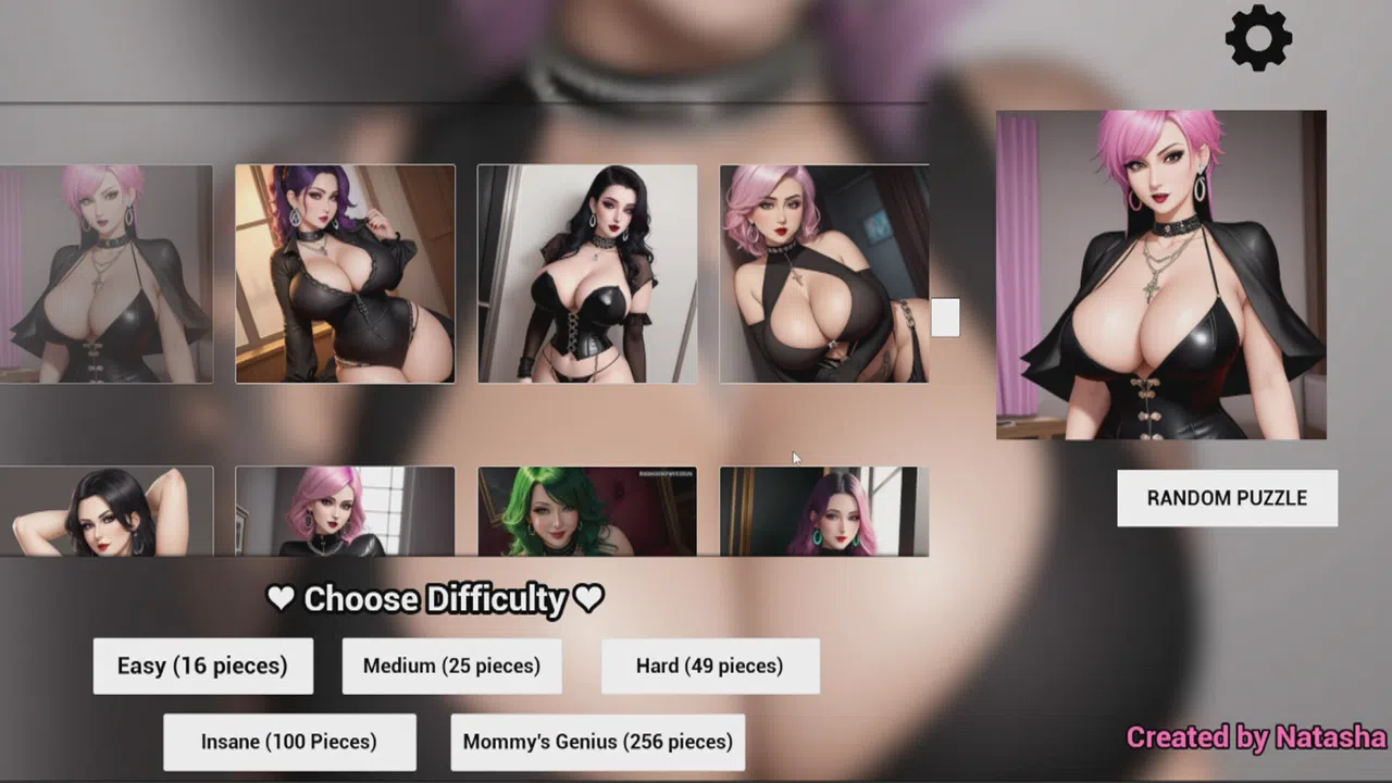 Big-Breasted Goth Mommies - Sex Puzzles Screenshot 6