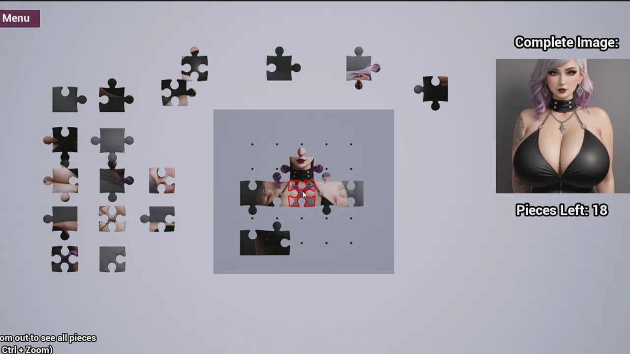 Big-Breasted Goth Mommies - Sex Puzzles Screenshot 5
