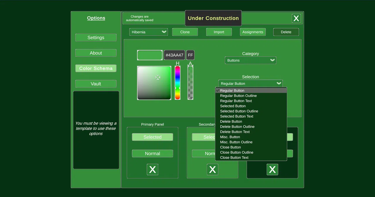 Zenkcraft - Colored Interface Screenshot 4