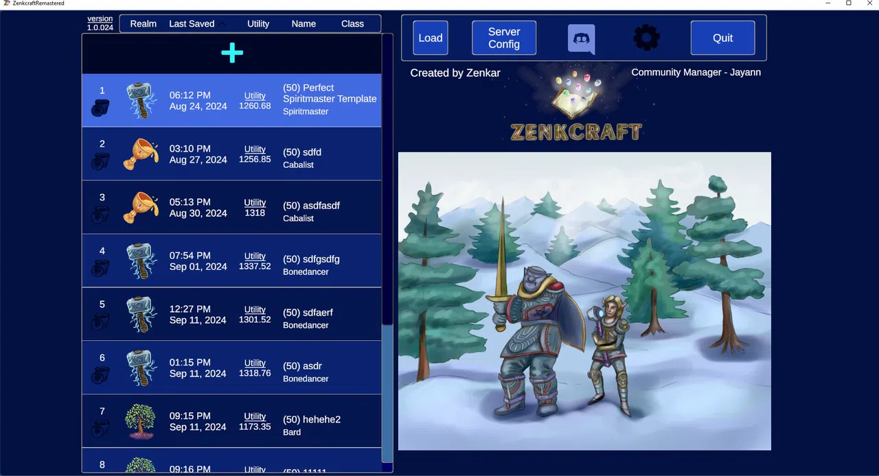 Zenkcraft - Colored Interface Screenshot 1
