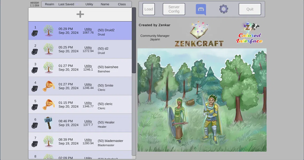 Zenkcraft - Colored Interface Screenshot 2