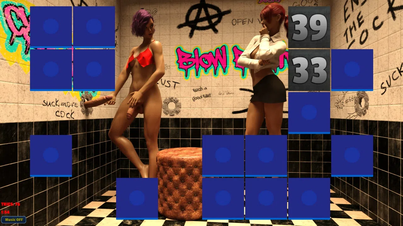 Sexy Memory Puzzle - Futanari Gloryhole Screenshot 0