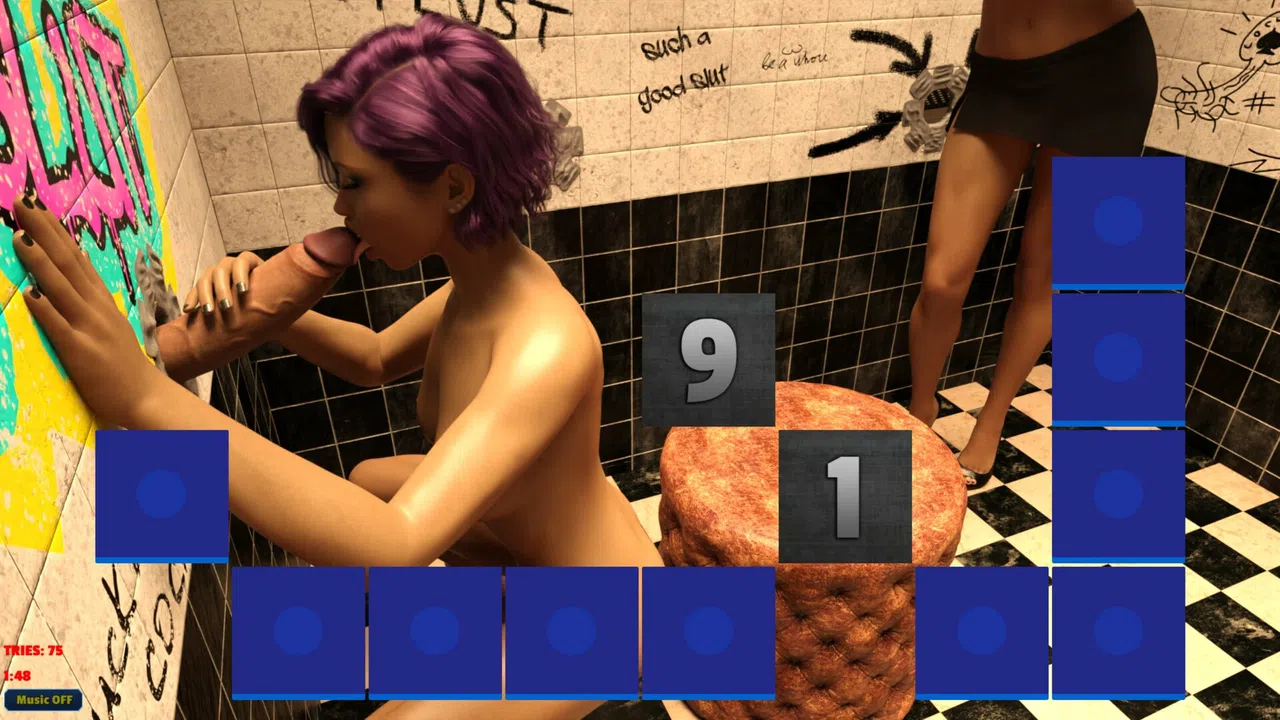 Sexy Memory Puzzle - Futanari Gloryhole Screenshot 1