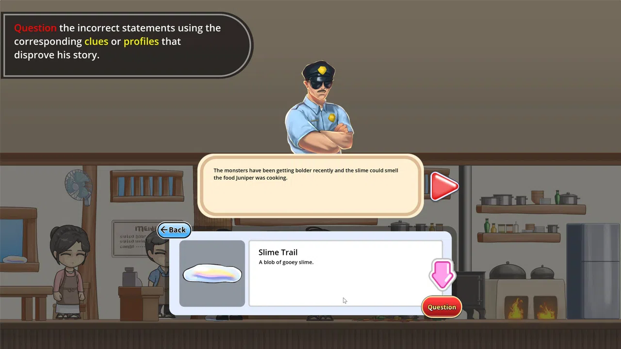 Slime in a Trench Coat: A Cooking Mystery Screenshot 4