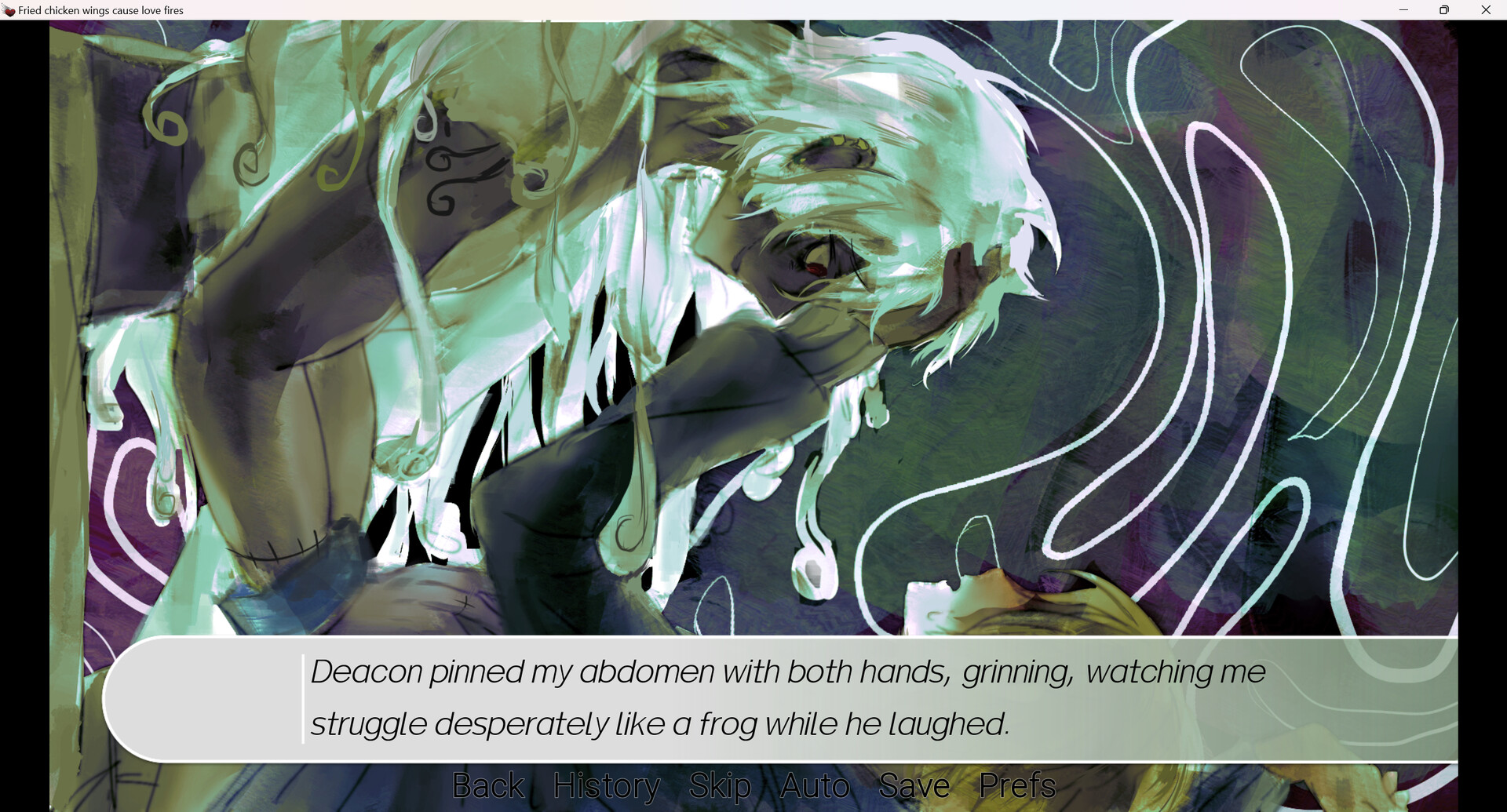 Fried chicken wings cause love fires Screenshot 1